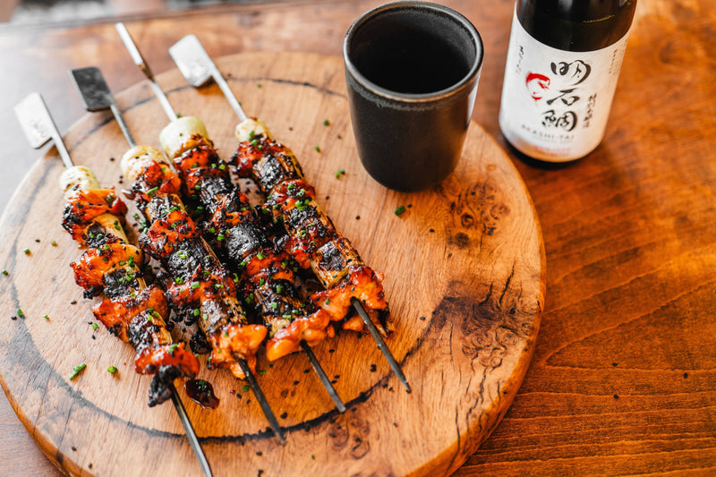 Chicken & Leek skewers