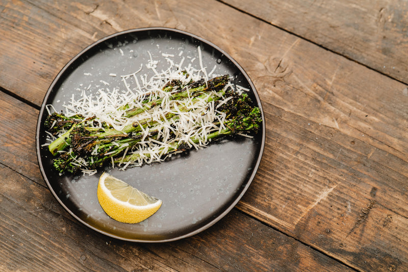 Grilled Tenderstem Broccoli with Lemon & Parmesan