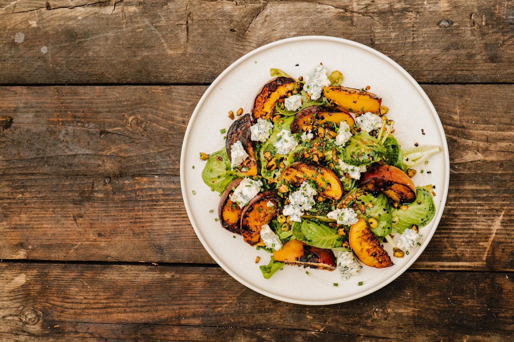 Grilled Peach Salad