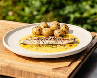 Sea Bass with Lemon Butter Sauce