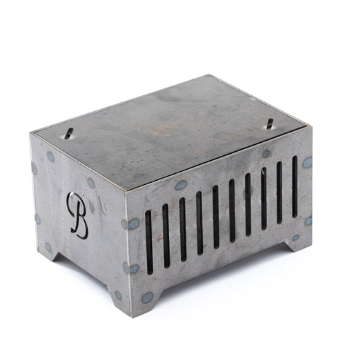Baby-Q portable charcoal grill with grate and plancha